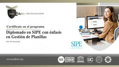 (DIP-EBS-1005) DIPLOMADO EN SIPE CON ÉNFASIS EN GESTIÓN DE PLANILLAS